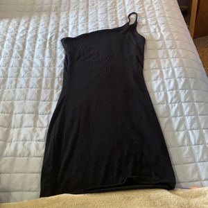 Size small off one shoulder black dress